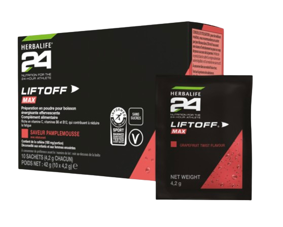 LiftOff® Max H24 Pamplemousse 10 sachets de 4.2g